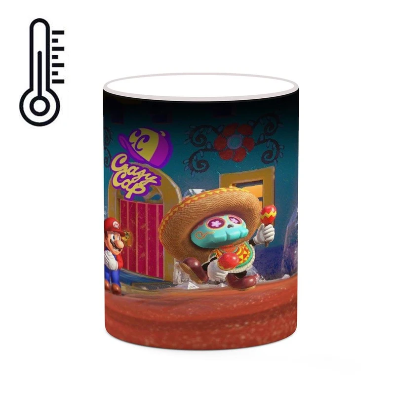 ماگ حرارتی کاکتی مدل بازی سوپر ماریو Super Mario Odyssey کد mgh30626