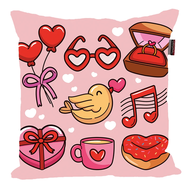 کوسن پاد آفرین مدل عشق طرح LOVE کد PK40882