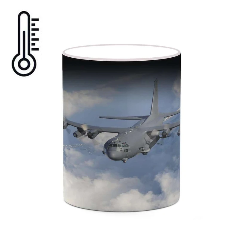 ماگ حرارتی کاکتی مدل هواپیمای جنگنده کد mgh20342