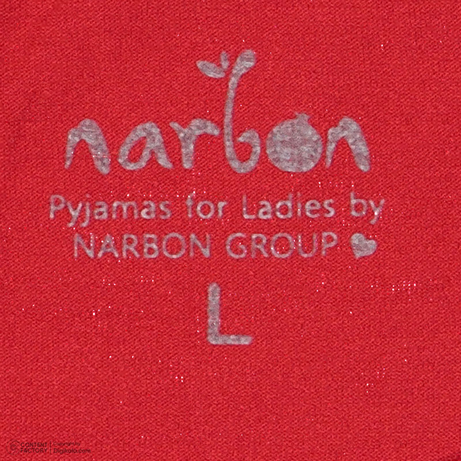 تی شرت آستین کوتاه زنانه ناربن مدل 15211077 - - 5