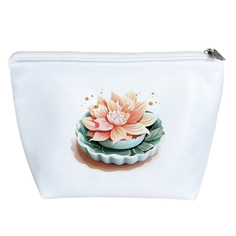 کیف لوازم آرایش دخترانه خندالو مدل گل نیلوفر کد 10217