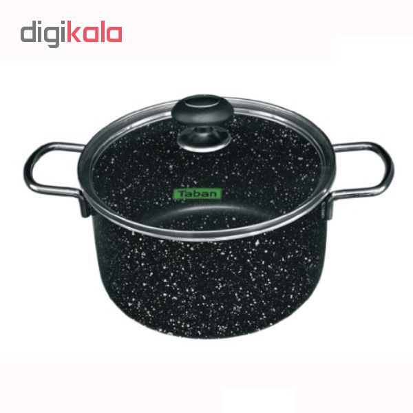 سرویس پخت و پز 8 پارچه تفلون تابان کد 13101 با پوشش گرانیت