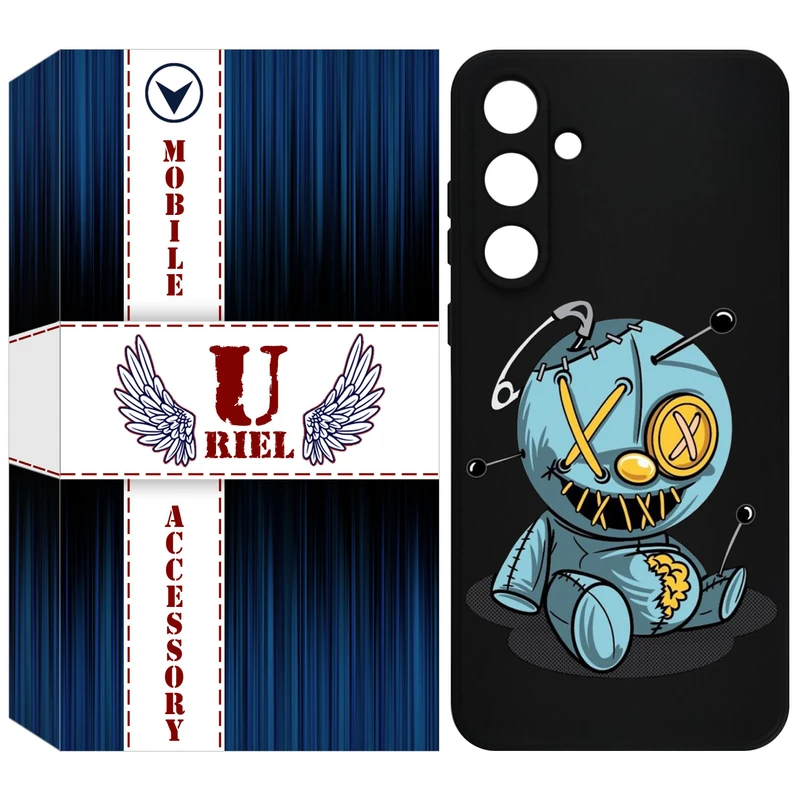 کاور یوریل قاب مدل KSH کد 68 طرح عروسک مناسب برای گوشی موبایل سامسونگ Galaxy A55