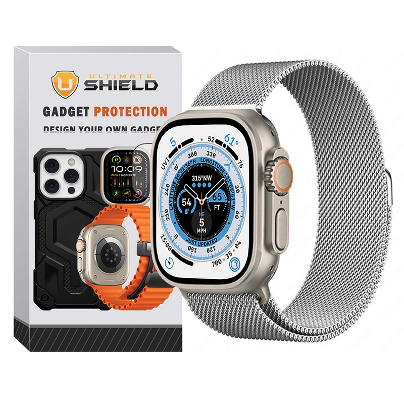 بند آلتیمیت شیلد مدل Milanese UL مناسب برای ساعت هوشمند ورنا W49 Ultra