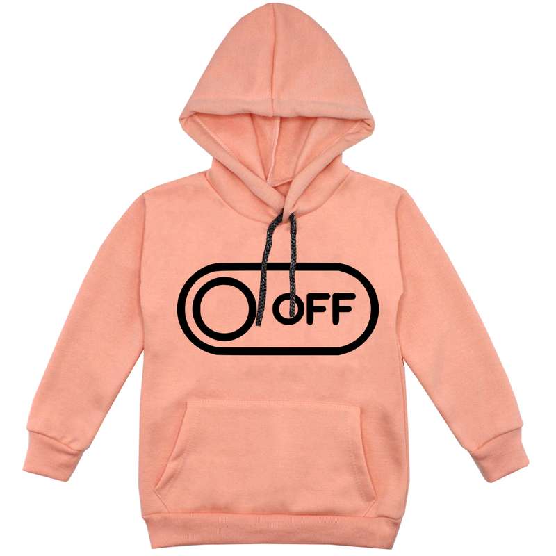 هودی پسرانه مدل F88 OFF رنگ گلبهی