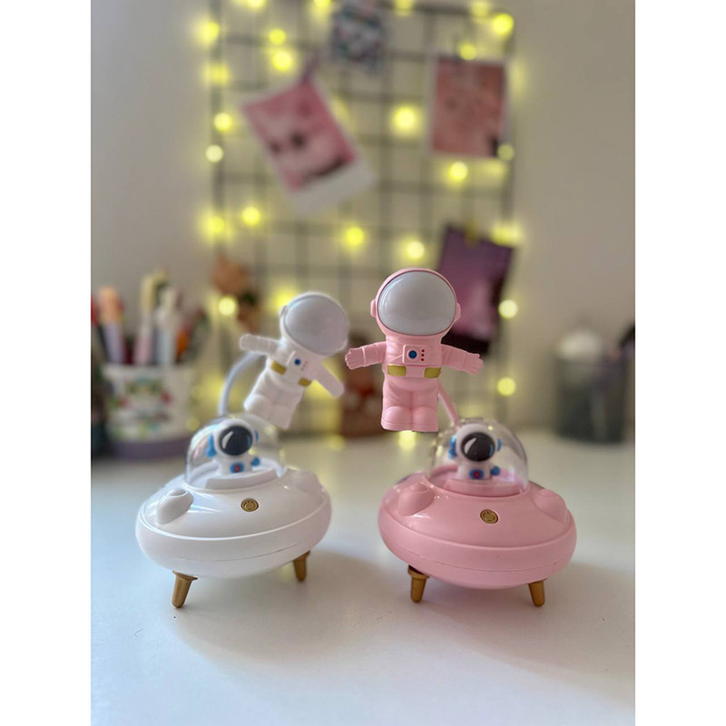 چراغ مطالعه مدل UFO طرح سفینه و آدم فضایی کد 19-20-90797