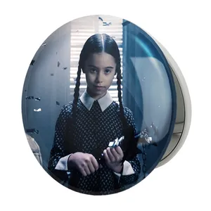 آینه جیبی خندالو طرح سریال ونزدی Wednesday مدل تاشو کد 25276 