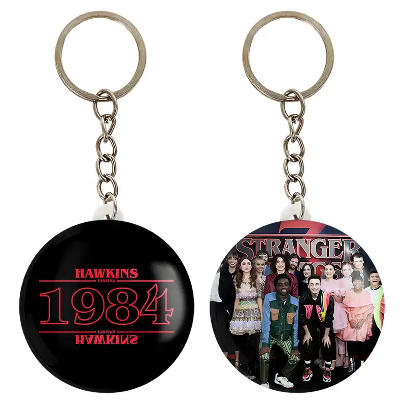 جاکلیدی خندالو مدل کیلب سریال استرنجر تینگز Stranger Things کد 1932119314 مجموعه 2 عددی