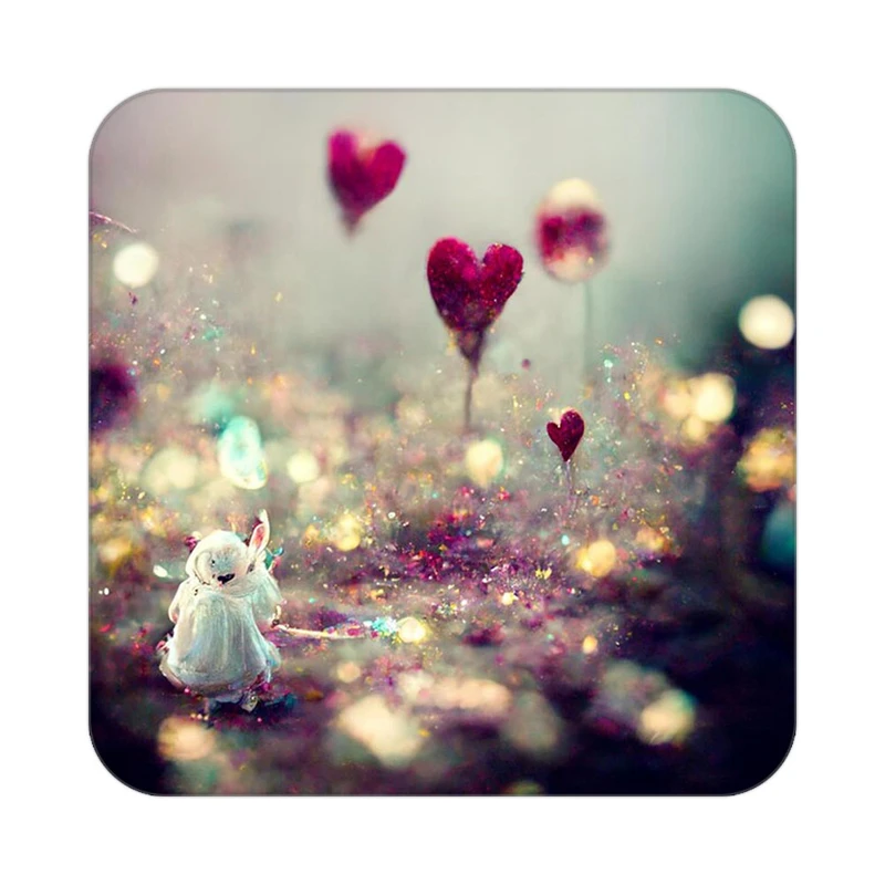 زیر لیوانی کاکتی مدل عاشقانه کد mp11865