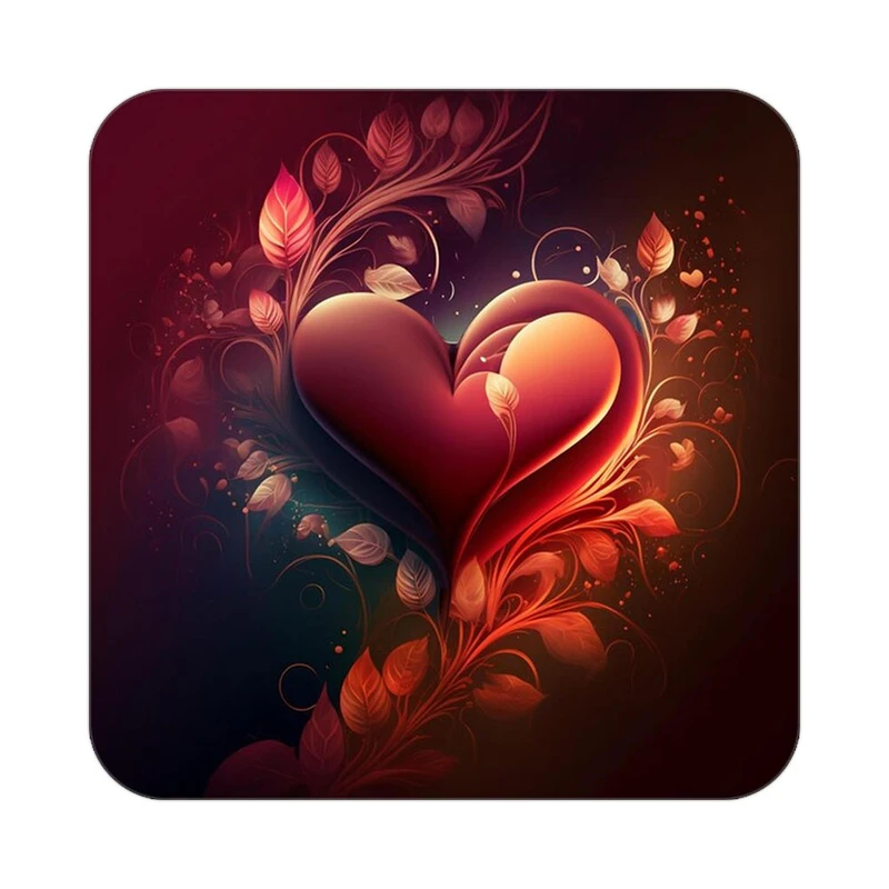 زیر لیوانی کاکتی مدل عاشقانه کد mp10416