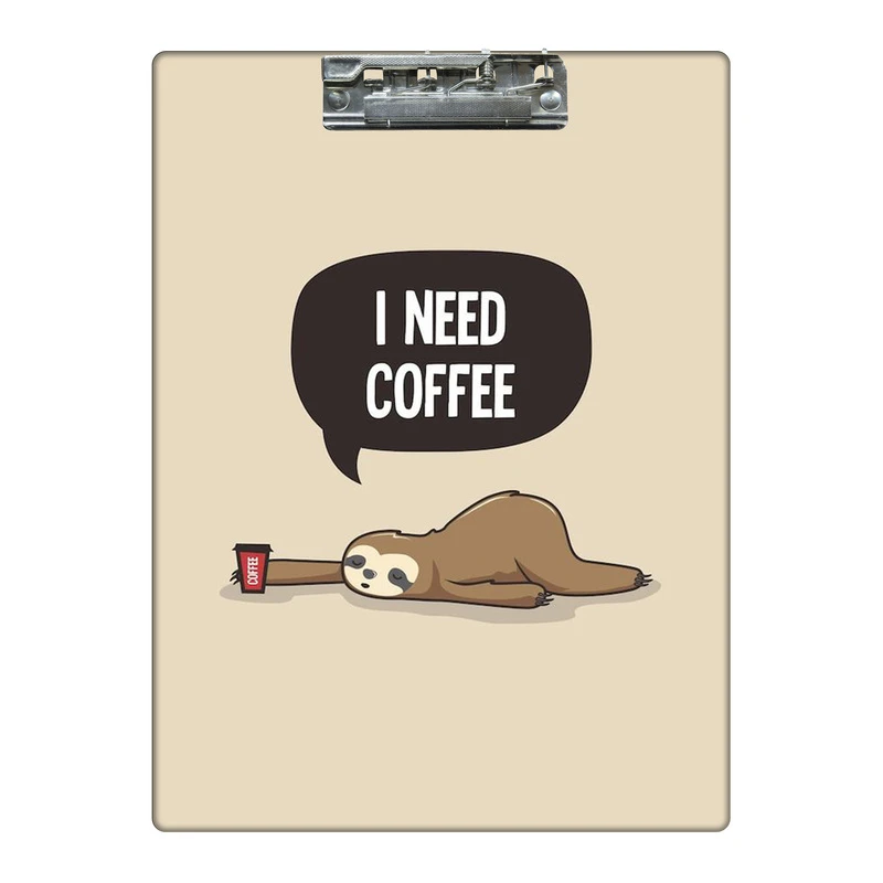 تخته شاسی طرح من قهوه می خوام کد  7256522 سایز A4