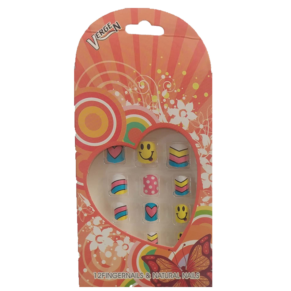 ناخن مصنوعی بچگانه ورژن مدل A131 بسته 12 عددی