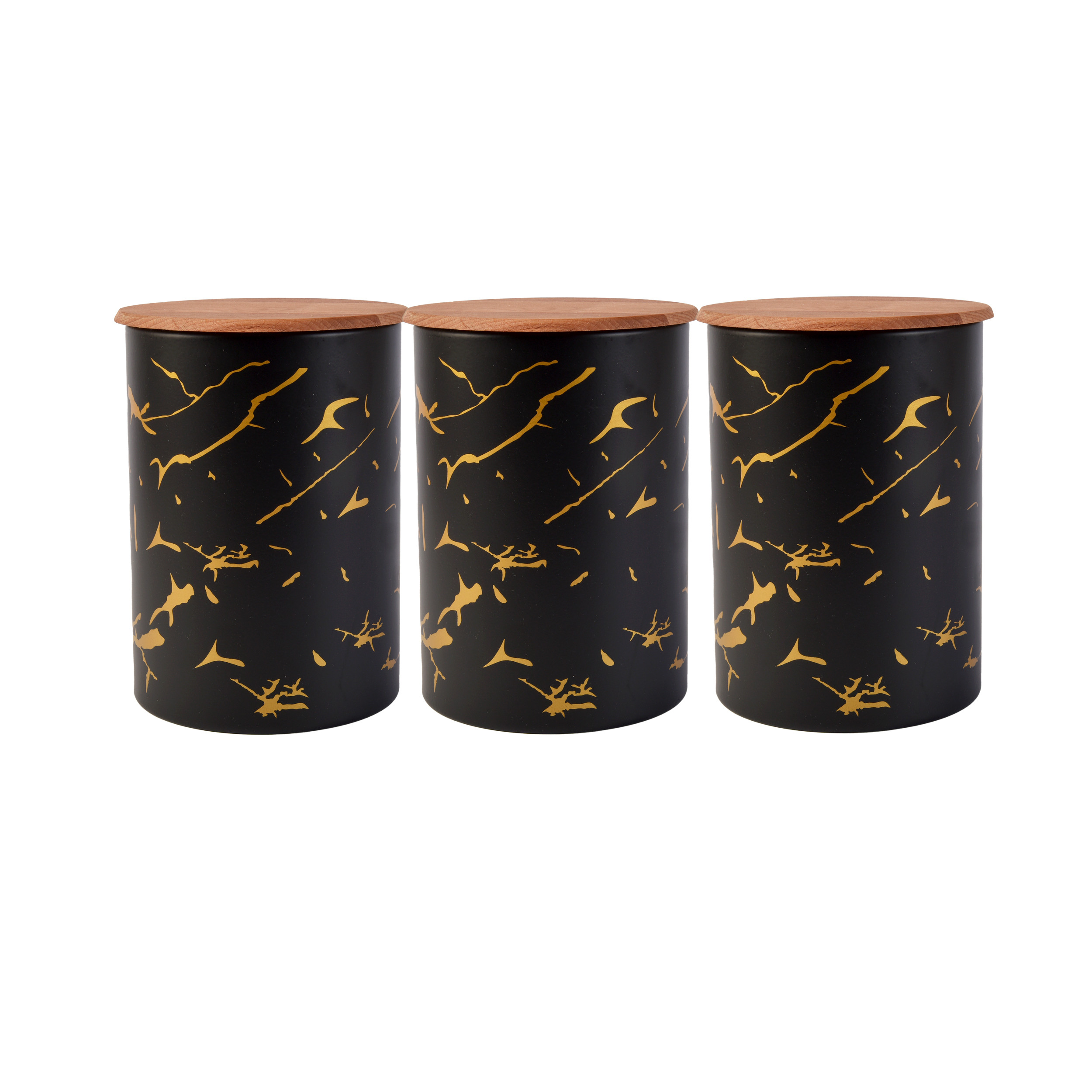 سرویس اشپزخانه 18 پارچه ام جی اس مدل درب چوبی طرح ماربل