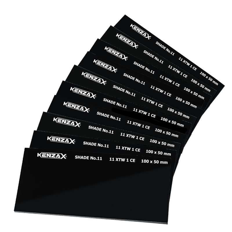 مجموعه ده عددی شیشه ماسک جوشکاری کنزاکس مدل KWF-111