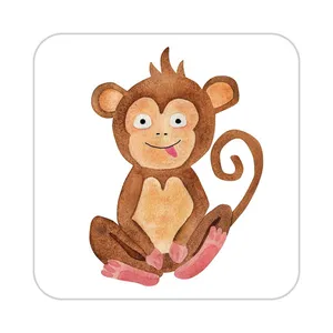 زیر لیوانی کاکتی طرح حیوانات کارتونی مدل mp28329