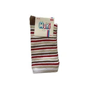 جوراب ساق بلند پسرانه مونی مدل راه راه