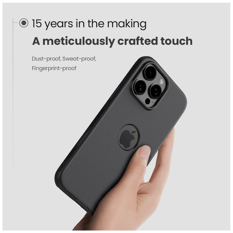 کاور نیلکین مدل  Frosted Shiled Pro LogoCut مناسب برای گوشی موبایل اپل IPhone 16 Pro Max