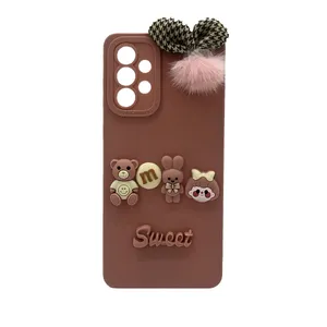 کاور مدل SWEET طرح عروسکی برجسته مناسب برای گوشی موبایل سامسونگ Galaxy A73