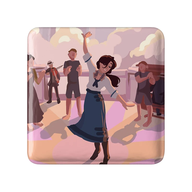 پیکسل خندالو طرح بازی بایوشاک (Bioshock) مدل مربعی کد 31345