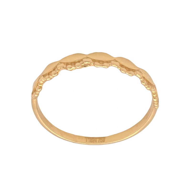 انگشتر طلا 18 عیار زنانه ناریا مدل  ELARIS کد AB-21-3  سایز 54