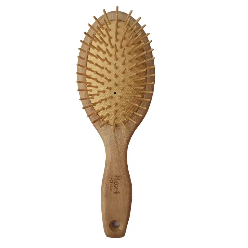 برس مو بابیلیس مدل چوبی به همراه شانه کد 01