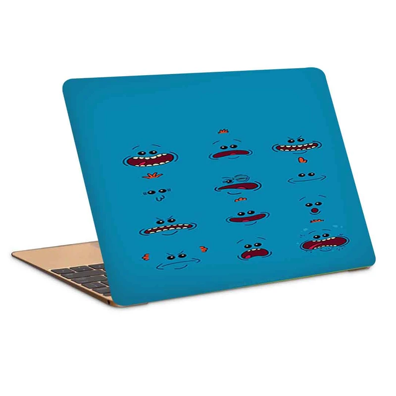 استیکر لپ تاپ طرح mr meeseeks 8کد c-696مناسب برای لپ تاپ 15.6 اینچ