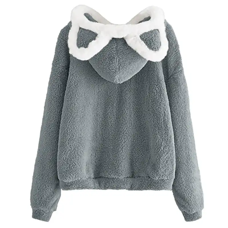 هودی زنانه مدل خرگوشی پنبه ای 03