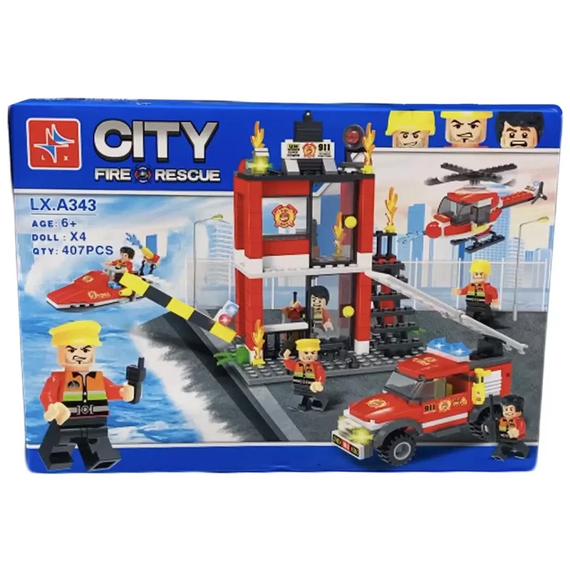 ساختنی ال ایکس مدل Fire Rescue کد 343