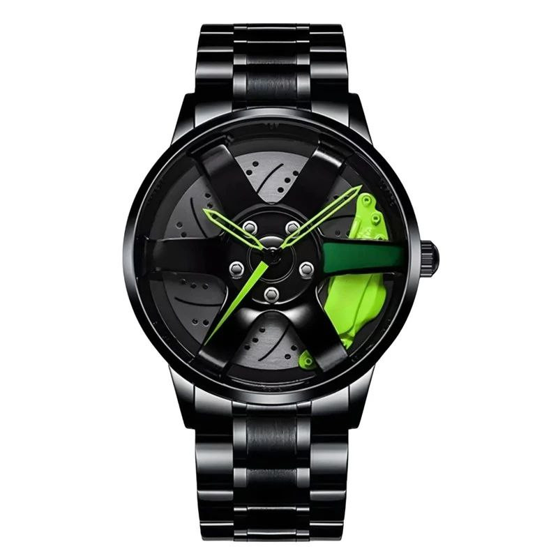 ساعت مچی عقربه‌ای مردانه کوارتز مدل رینگی چرخان کد 03