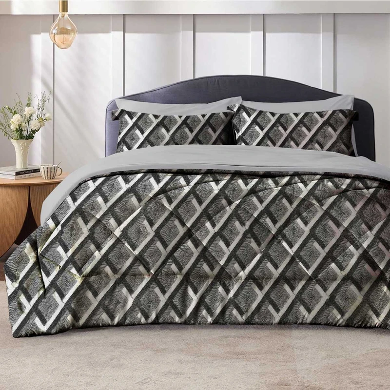 سرویس روتختی 2 نفر 8 تکه نوپه هوم مدل مخمل طرح برجسته LNBK