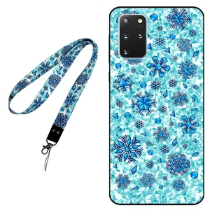 Megafone Snow Flake 0014 Cover For Samsung Galaxy S20 Plus Mobile Neckband 