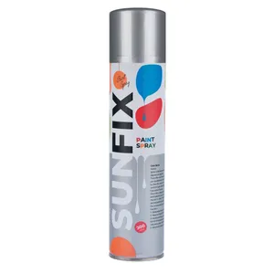 اسپری رنگ طوسی سیر براق سانفیکس کد ShineGR300 حجم 300 میلی لیتر