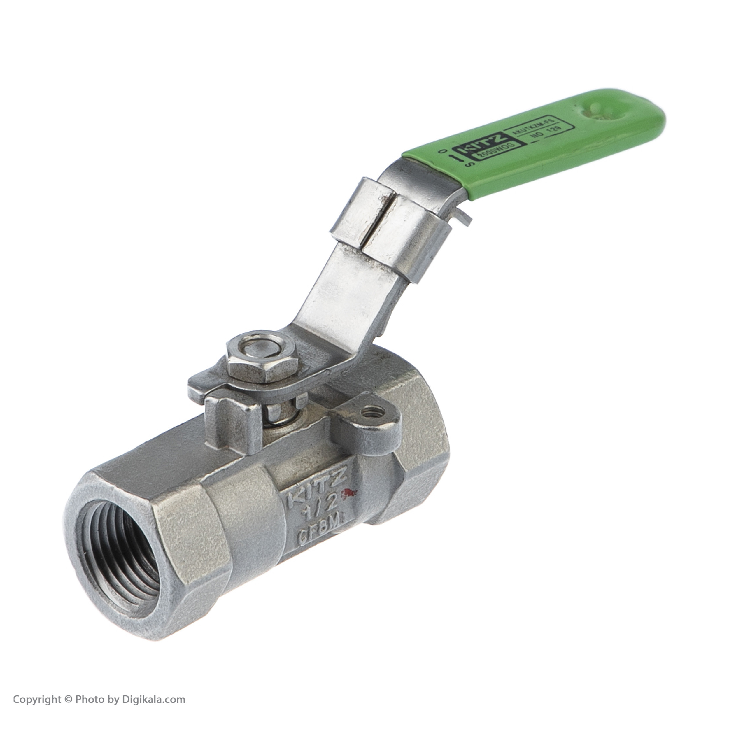 شیر گازی استیل کیتز مدل 129 سایز 1/2 اینچ