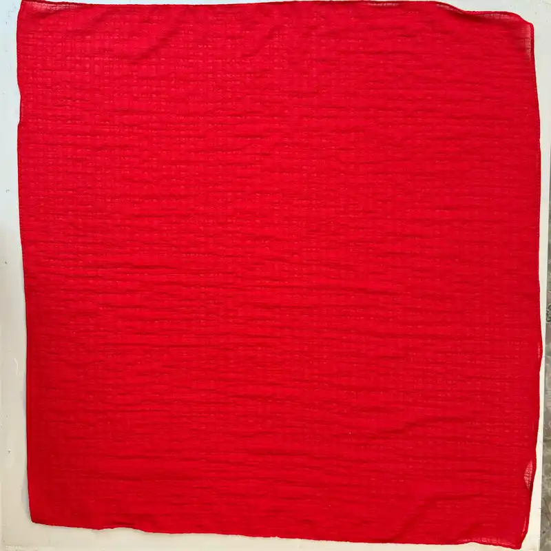 روسری زنانه مدل مینی اسکارف نخی ساده کد 5