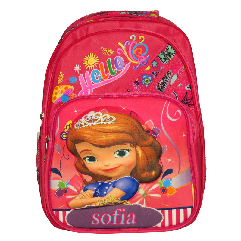 کوله پشتی دخترانه طرح سوفیا کد MT_704