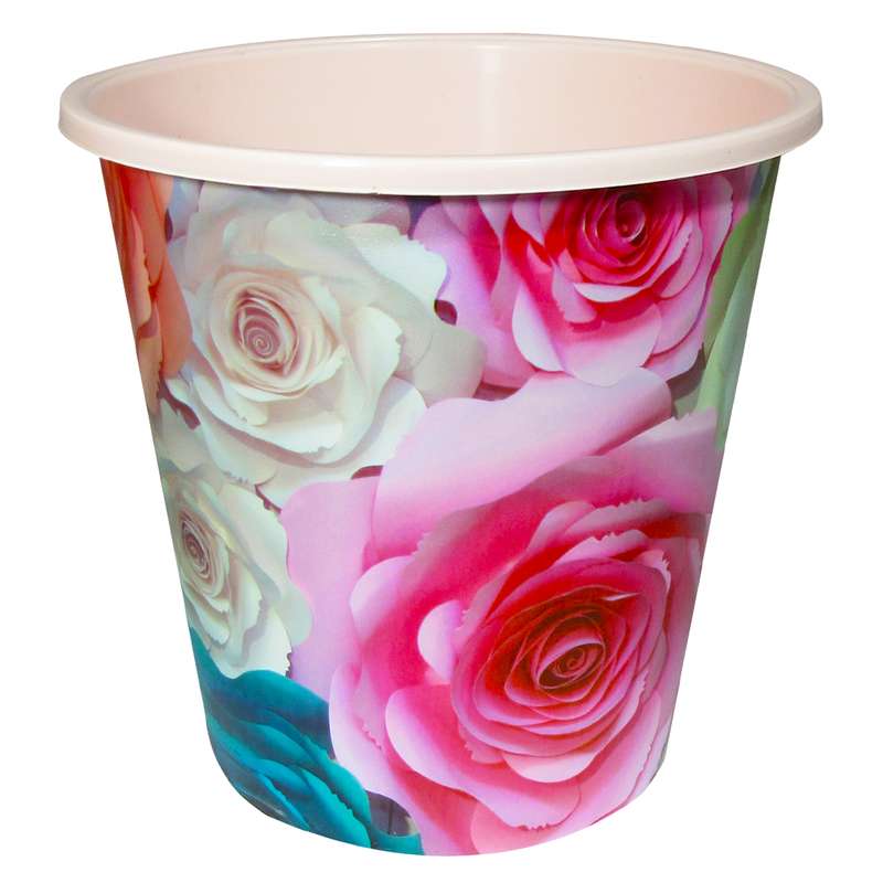 سطل زباله مدل گل کد Flower-rose