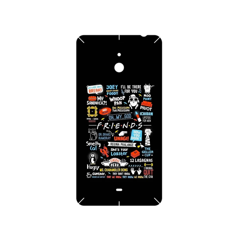 برچسب پوششی ماهوت مدل Friends 2 مناسب برای گوشی موبایل نوکیا Lumia 1320