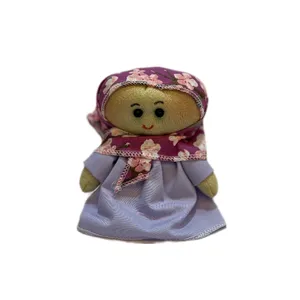 عروسک روسی مدل با حجاب ارتفاع 15 سانتی‌متر 