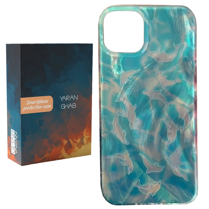 کاور قاب یاران مدل دلفین مناسب برای گوشی موبایل اپل iPhone 15 Pro Max