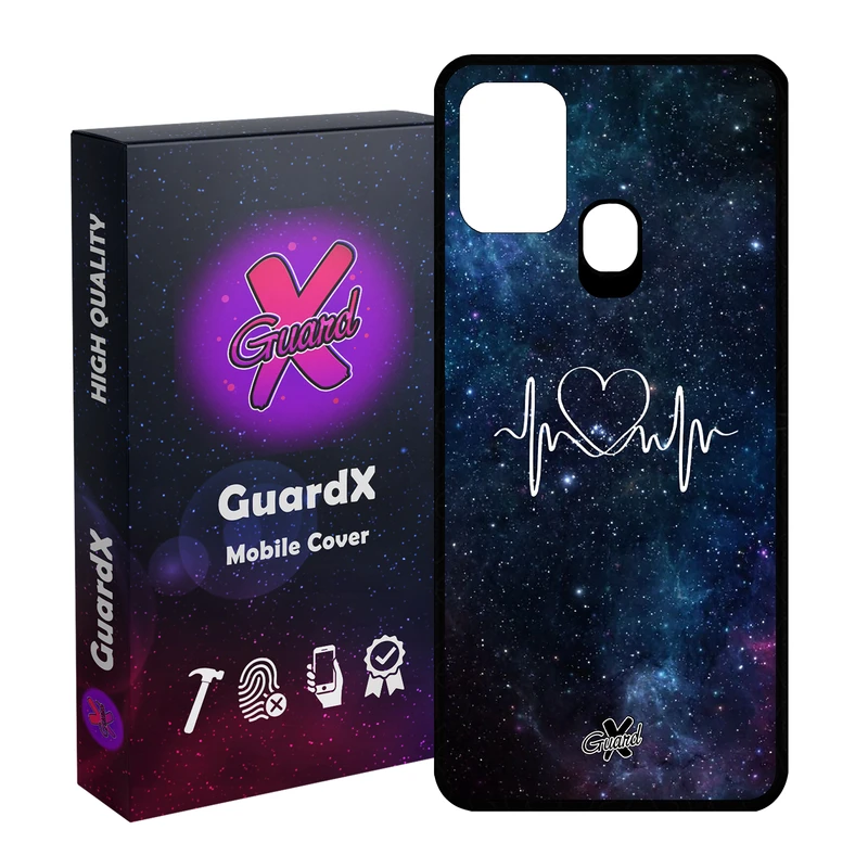 کاور گارد ایکس طرح Love مدل Glass10114 مناسب برای گوشی موبایل سامسونگ Galaxy M31 / M31 Prime / F41