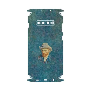 MAHOOT Self portrait with a gray felt hat-FullSkin Cover Sticker for Samsung Galaxy S10 Plus