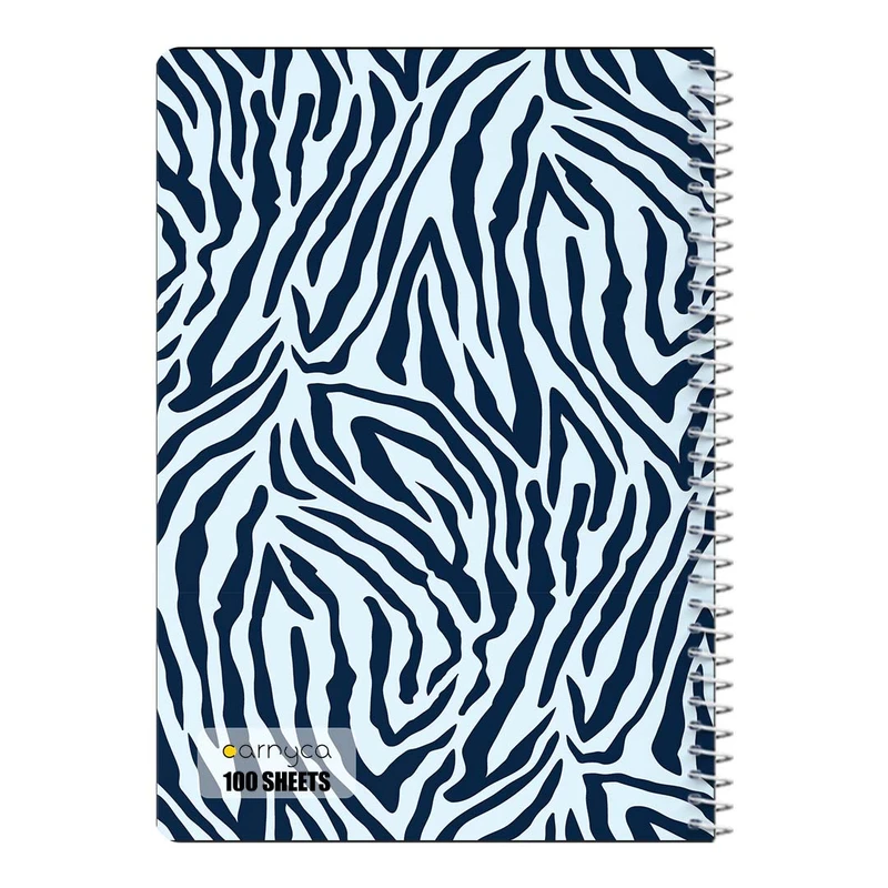 دفتر مشق 100 برگ سیمی کارنیکا طرح پترن پوست Animal Pattern کد 95246