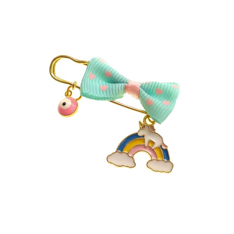 سنجاق سینه دخترانه مدل ابر و چشم نظر سنجاق سینه دخترانه مدل ابر و چشم نظر