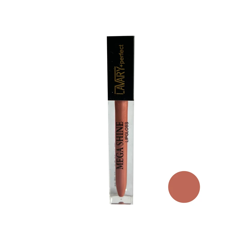 رژ لب مایع براق لاواری مدل MEGA SHINE شماره T4