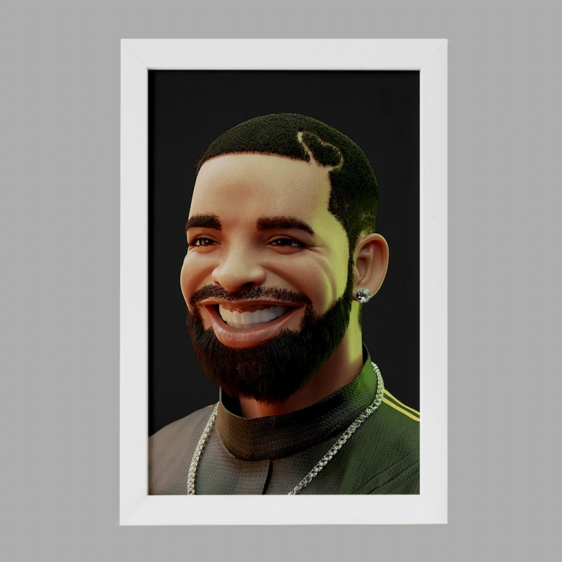 تابلو خندالو مدل دریک (drake) کد F767