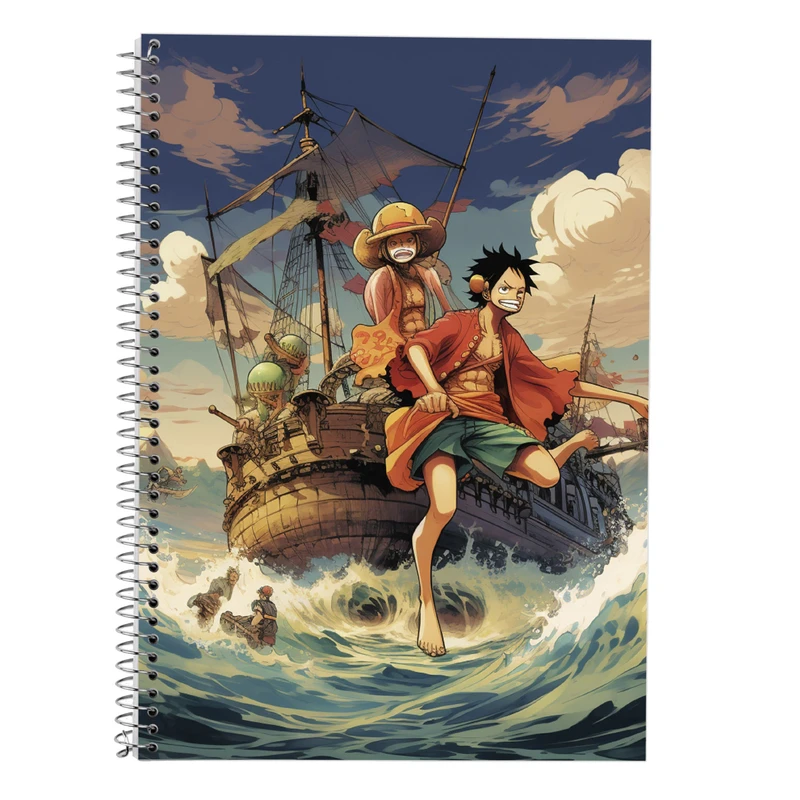 دفتر لغت 50 برگ مدوپد طرح وان پیس One Piece کد DF11719