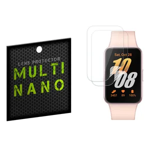 محافظ صفحه نمایش مولتی نانو مدل X-S2T مناسب برای ساعت هوشمند سامسونگ Galaxy Fit 3 بسته دو عددی