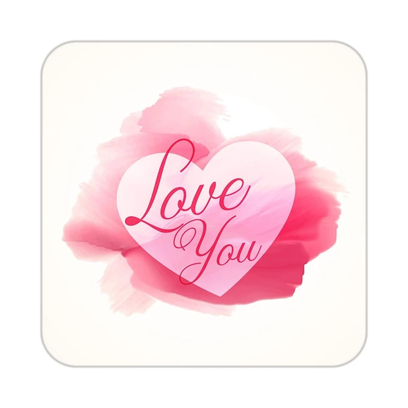 زیر لیوانی کاکتی طرح عاشقانه مدل mp36381