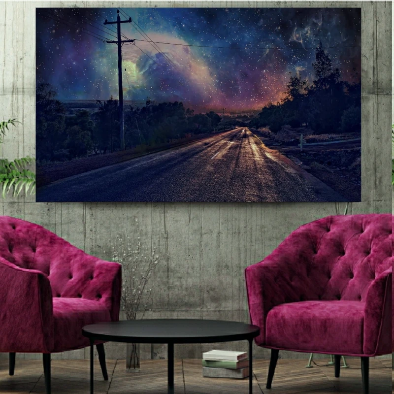  پوستر دیواری طرح طبیعت واسمان مدلSDP275