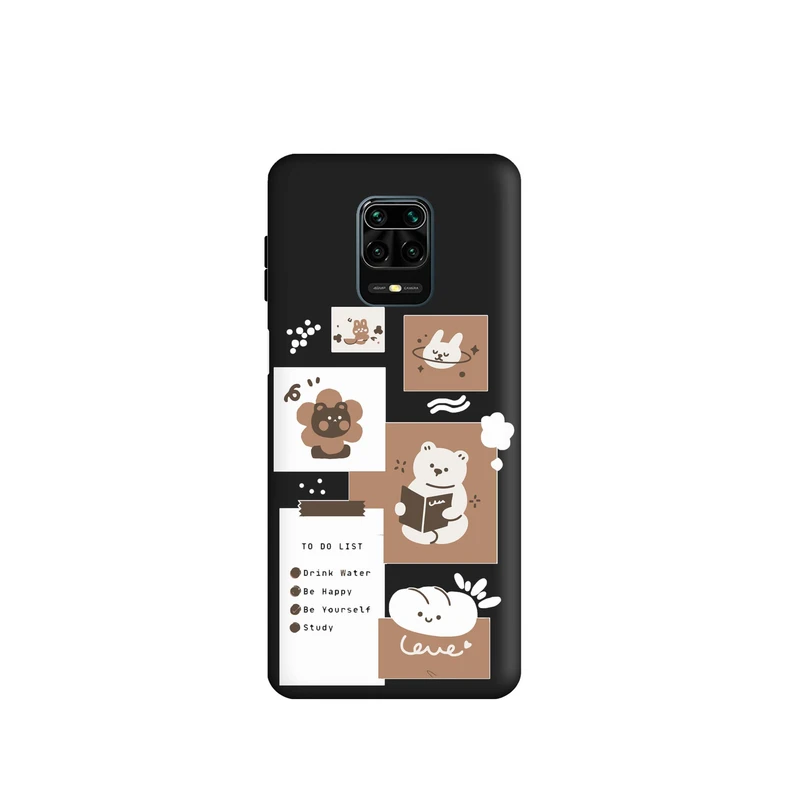 کاور طرح روزمرگی خرس کد f2908 مناسب برای گوشی موبایل شیائومی Redmi Note 9s / Redmi Note 9 Pro
